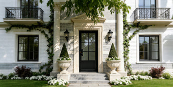 Standard iron single french door