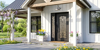 Standard wrought iron door