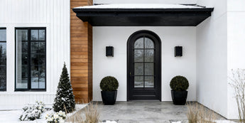 Thermally broken iron french door