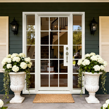 Legendirondoors white frame iron French single door dual sidelights