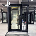 Legend Iron Doors Custom Iron Modern Iron Entry Door with sidelight