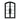 Black iron french double door with arch top