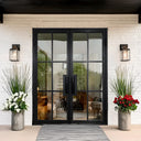 Legend Iron Doors Contemporary Thermal Break Iron French Double Door
