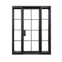 Legend Iron Doors thermal break iron double French door with double sidelights