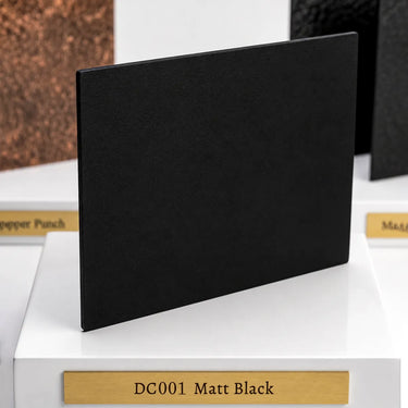 Legendirondoors iron color sample DC001 Matt Black
