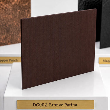 Legendirondoors iron color sample DC002 Bronze Patina