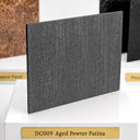Legendirondoors iron color sample DC009 Aged Pewter Patina