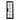 Metal single french door with level handle