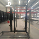 Legend Iron Doors metal pivot door with full glass panel for luxury home