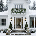 Thermal break iron doors for cold weather