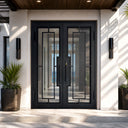 custom made wrought iron door design 