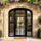 Modern iron french door