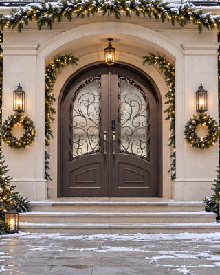 Thermal Break Iron Doors For Cold Climates
