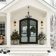 Thermal break french double door