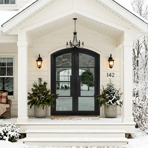 Thermal break french double door