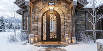 Thermal break iron door