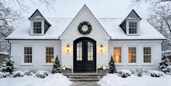 Thermal break iron front double door