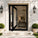 wrought iron pivot door