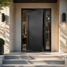 Iron pivot door