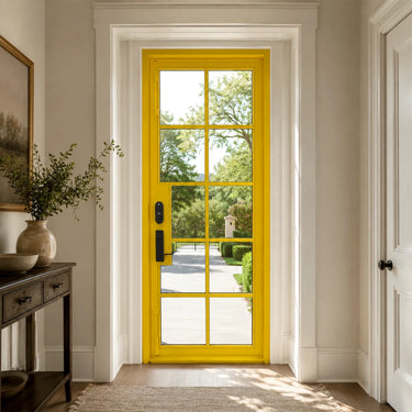 Legendirondoors custom size steel  french single door with custom color