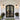  High Quality Double Iron French Door with Arched Top