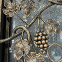 scrollwork iron front door with glass and scrollwork