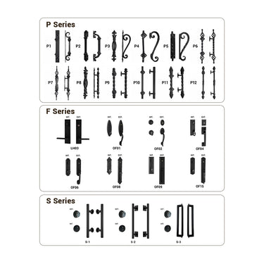 Legend Iron Doors Iron Entry Door Handles Set Collections