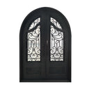 Legend Iron Doors Iron Entry Double Door with Ornate Scrollwork