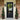 Legendirondoors balck frame iron French single door