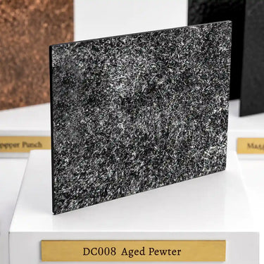 Legendirondoors iron color sample DC008 Aged Pewter