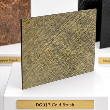 Legendirondoors iron color sample DC017 gold brush