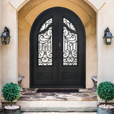 Legend Iron Doors Thermal Break Iron Double Door 