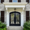 Legend Iron Doors wrought iron double door with arch top