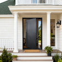 Legend Iron Doors thermally broken metal Pivot Entry Door with glass