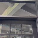 energy efficient iron french single door with clear glass