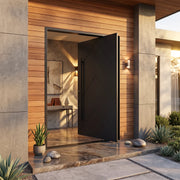 Thermal Break Pivot Entry Door with Clean and Geometric Lines TPT124